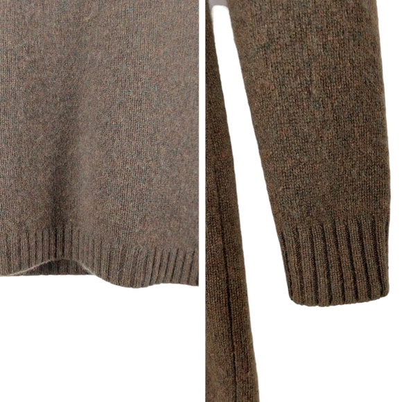 Ralph Lauren Olive Green Wool-Cashmere Knit Toggle Shawl Collar Mini Dre… - Picture 11 of 16